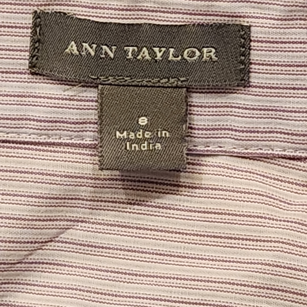 Ann Taylor sz 8 shirt - Picture 4 of 6